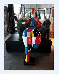 Beeld - Vrouw mondriaan
