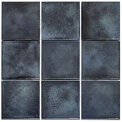 Kasba 29,7x29,7x0,65 Indigo Glossy Porcelain Glazed Square