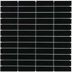 Paris 30x30x0,6 Black Matt Porcelain Glazed Rectangle