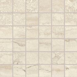 Unika Limestone 30x30x0,95 Vein Cut Mosaic Cream Lappato