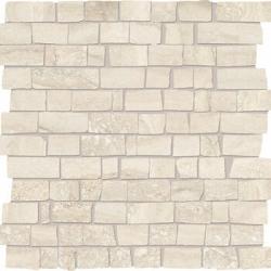 Unika Limestone 30x30x0,95 Vein Cut Mosaic Mini Block Cream Nat