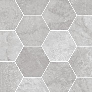 Antica 28,5x33,5x0,95 Bardiglio Grey Mat Ret Hexagon