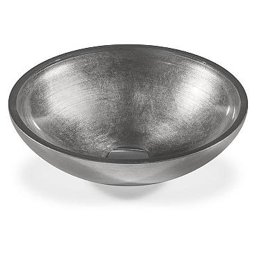 Waskom Rond 40x40x17cm Zwart-Antraciet
