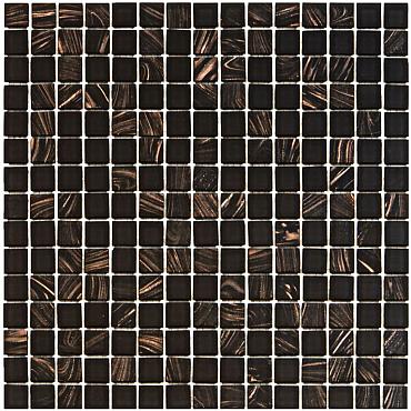 Amsterdam 32,2x32,2x0,4 Black Golden Vein Glass Gold Serie Square