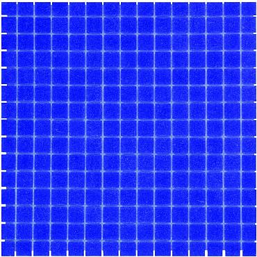 Amsterdam 32,2x32,2x0,4 Dark Blue Soft Grain Glass Basic Serie Square