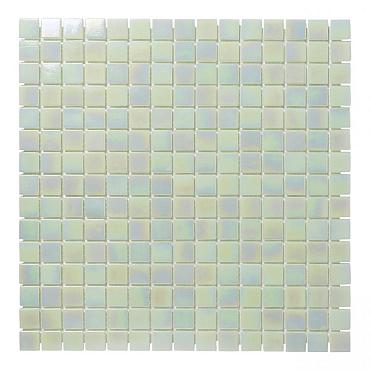 Amsterdam 32,2x32,2x0,4 Light Green Pearl Glass Pearl Serie Square
