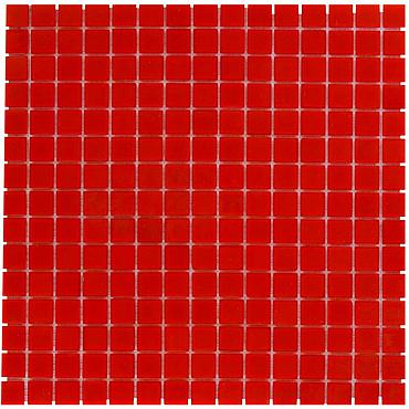 Amsterdam 32,2x32,2x0,4 Red Soft Grain Glass Basic Serie Square