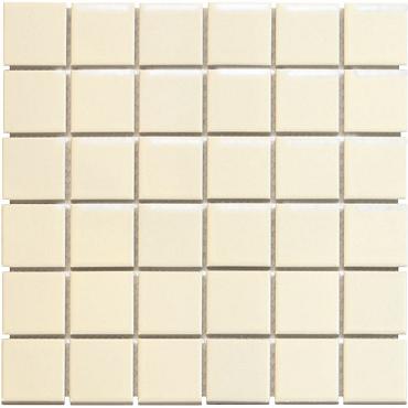 Barcelona 30x30x0,6 Cream Glossy Porcelain Glazed Square