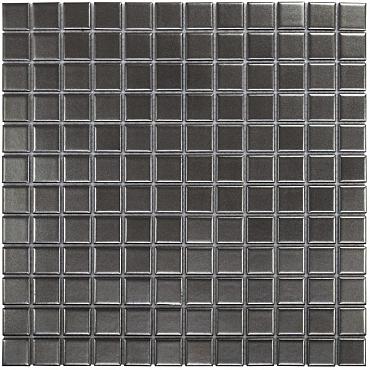 Barcelona 30x30x0,6 Silver Matt Metallic Porcelain Glazed Square