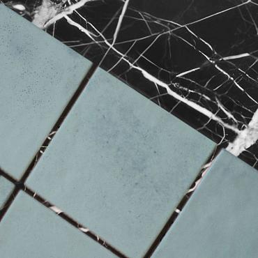 Kasba 29,7x29,7x0,65 Forest Green Glossy Porcelain Glazed Square