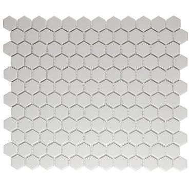 London 26x30x0,5 Super White R11 Porcelain Unglazed Hexagon