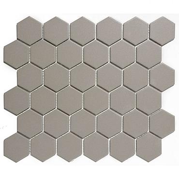 London 28,1x32,5x0,6 Grey R11 Porcelain Unglazed Hexagon