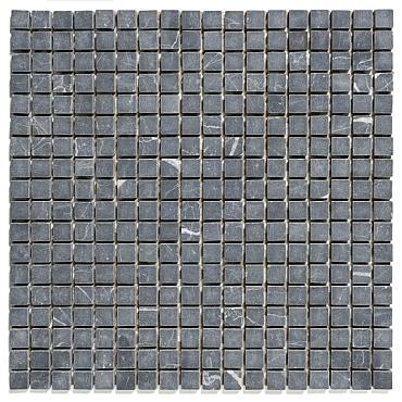 Natural Stone 30,2x30,2x0,7 Nero Anticato Not impregnated Marble Square