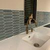 Paris 25,8x31,3x0,65 Green Grey Glossy Porcelain Glazed Picket
