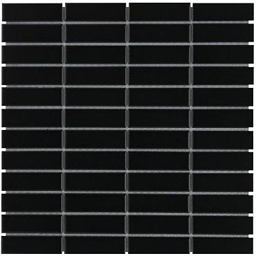 Paris 30x30x0,6 Black Matt Porcelain Glazed Rectangle