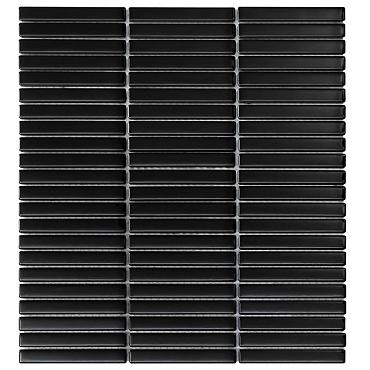 Sevilla 28,2x30,8x0,8 Black Matt Porcelain Glazed Mini Finger