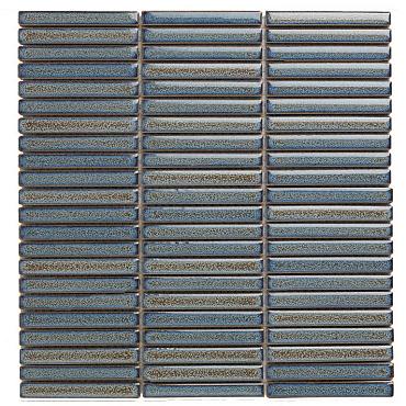Sevilla 28,2x30,8x0,8 Grey - Blue speckle Glossy Porcelain Glazed Mini Finger
