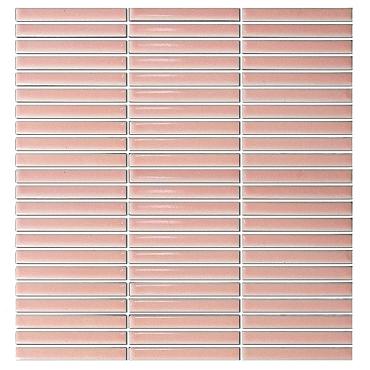 Sevilla 28,2x30,8x0,8 Pink Glossy Porcelain Glazed Mini Finger