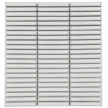 Sevilla 28,2x30,8x0,8 Soft White Glossy Porcelain Glazed Mini Finger