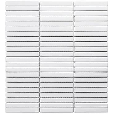 Sevilla 28,2x30,8x0,8 White Glossy Porcelain Glazed Mini Finger