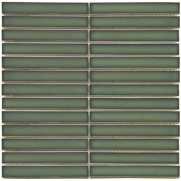 Sevilla 29,6x29,9x0,8 Forest Green Glossy Porcelain Glazed Finger