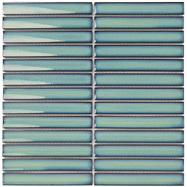 Sevilla 29,6x29,9x0,8 Ocean Green Glossy Porcelain Glazed Finger