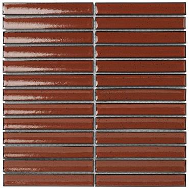 Sevilla 29,6x29,9x0,8 Terra Red Glossy Porcelain Glazed Finger