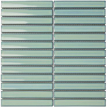 Sevilla 29,6x29,9x0,8 Turquoise Glossy Porcelain Glazed Finger