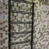 Valencia 27,8x32,5x0,5 Khaki Matt + Glossy Glass Recycled Hexagon