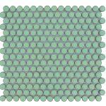 Venice – Pennyround 31,5x29,4x0,55 Light Green Glossy Porcelain Glazed Round