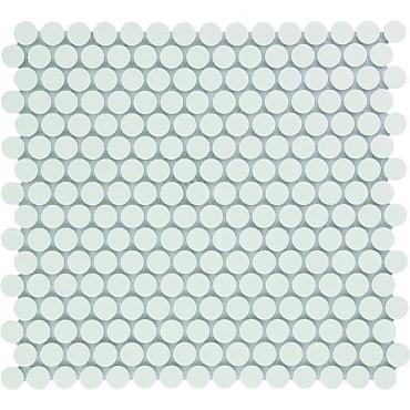 Venice – Pennyround 31,5x29,4x0,55 White Matt Porcelain Glazed Round