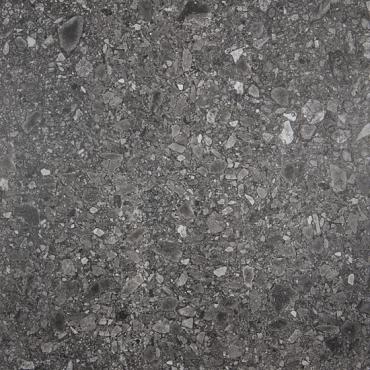 Composite 120x120x0,9 Black Mat Terrazzo