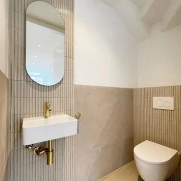 Sevilla 29,6x29,9x0,8 Cafe Latte Glossy Porcelain Glazed Finger