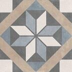 Patchy classic 04 20x20x0,9 antraciet, blauw, bruin