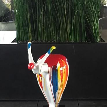 Beeld - Vrouw beschilderd 50cm