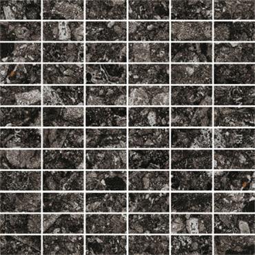 Composite 30x30x0,9 Black Antraciet Mat Terrazzo