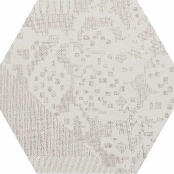 Fibre 25,5x29,4x0,95 Esagona White Nat