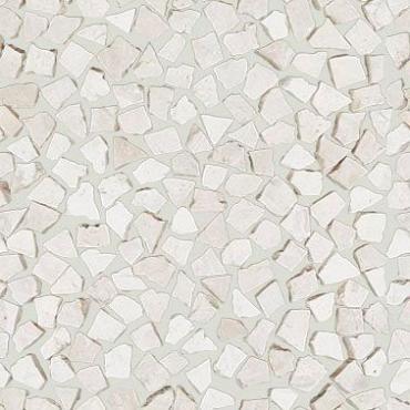 Mini 32x32x1 Broken Edge Blanco Mos