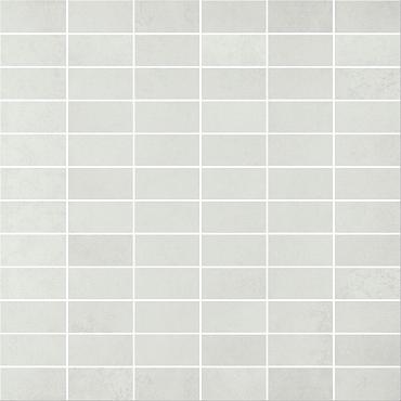 Concrete Tech 30x30x1,05 white mosaico lappato