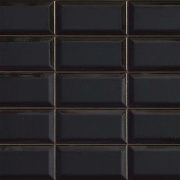 Concrete wall 7,5x15x0,8 diamond black glossy