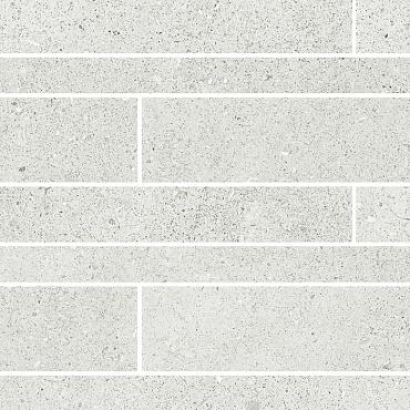 Lagom 30x60x1 White Mat Mos Brickwall