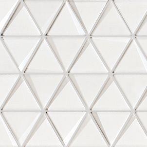 Effect 26x31x0,8 Triangle White