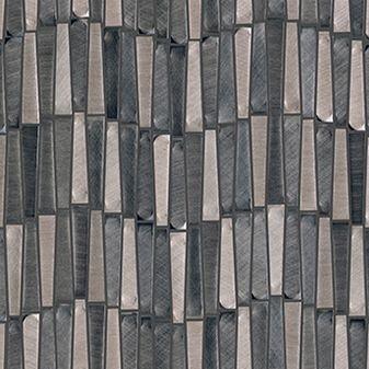 Gravity 28,9x30,2x0,3 Aluminium Wave Metal Titanium