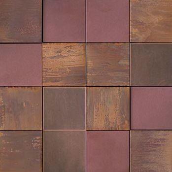 Metal 30x30x1,1 Bronze 3D Cubes