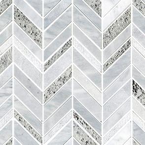 Victorian 25,2x30,4x1 Chevron White