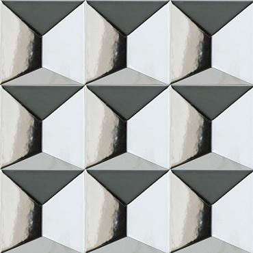 Faces 12,5x12,5x2,4 S3 Plata