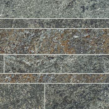 Oros Stone 30x60x0,95 Listelli Sfalsati Anthracite Nat