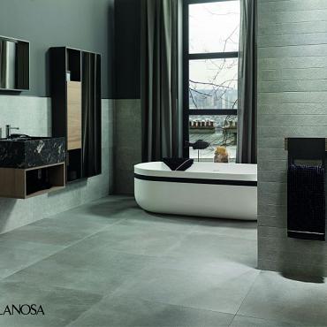 Bottega 44,3x44,3x0,94 Acero Matt