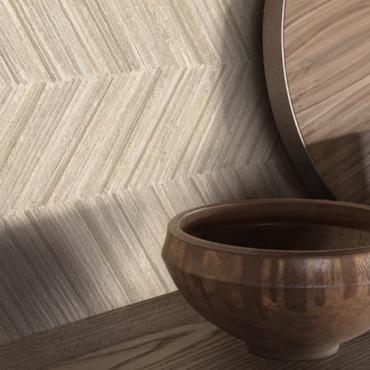 Monolith 60x120x0,9 Beige Visgraat Decor