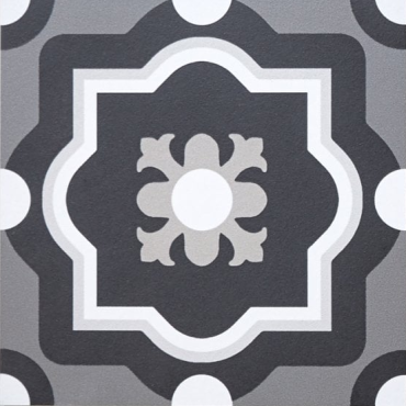 Patchy B&W 04 20x20x0,9 zwart